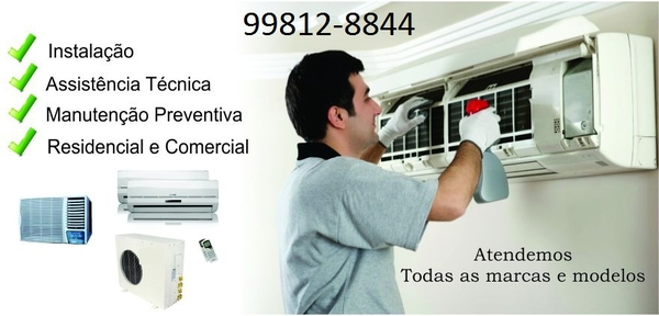 AR CONDICIONADO ES 99812-8844 Instalação, Manutenção e Limpeza Ar Condicionado ES