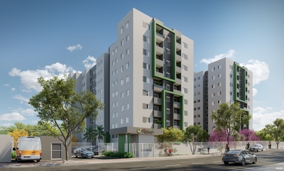 Apto 2Q com vaga de garagem e lazer completo